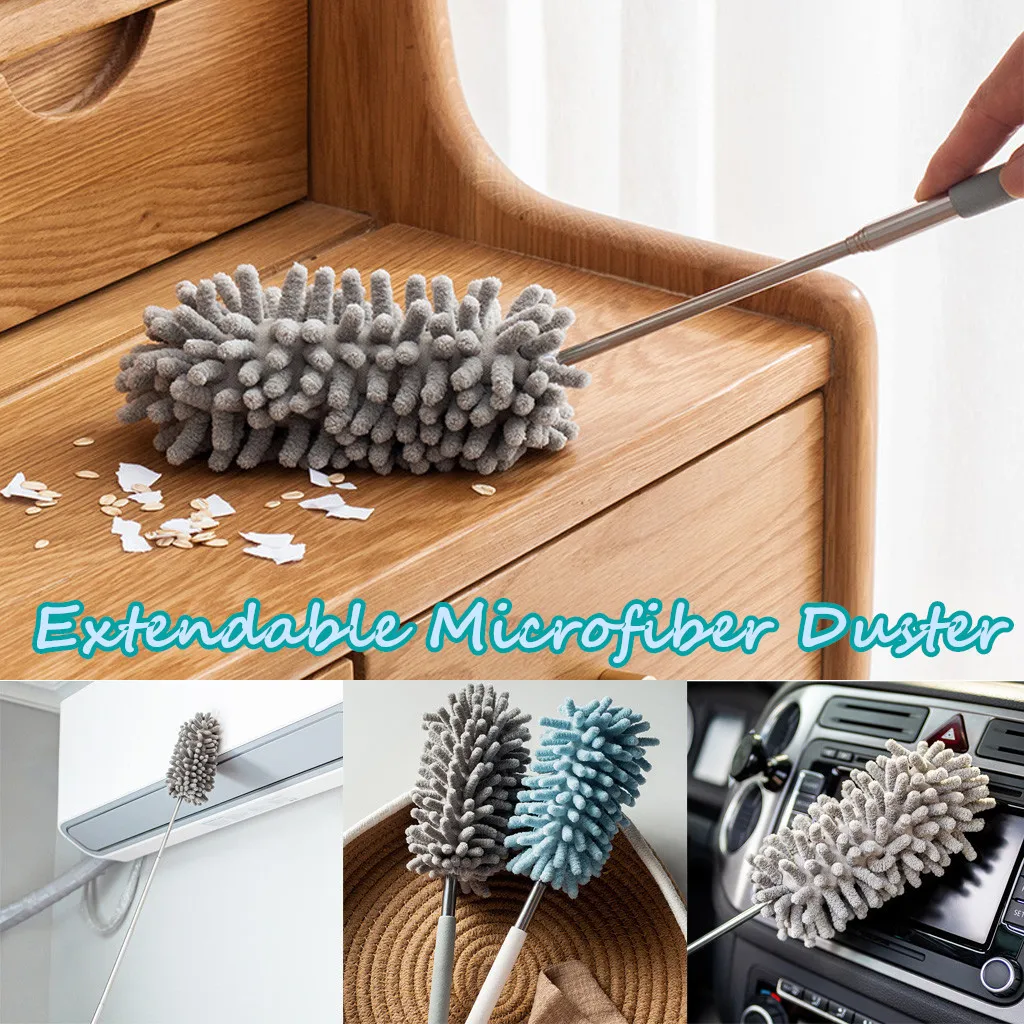 Выдвижной тряпочка из микрофибры для очистки окон мебели удаления пыли бытовой