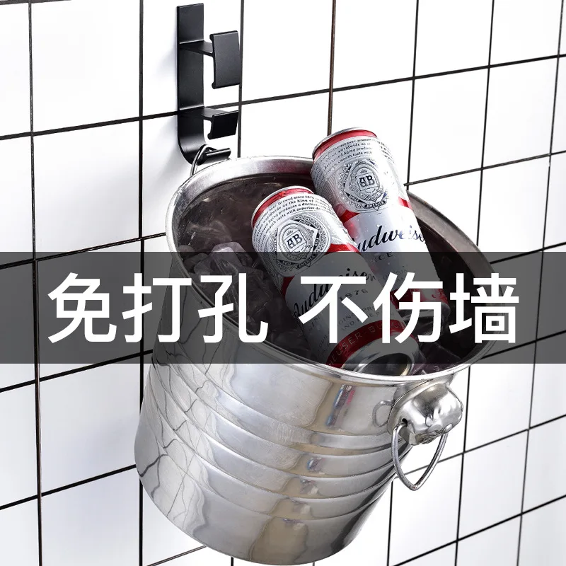 Настенный подвесной стеллаж для хранения раковины Стеллаж с отверстиями ванной