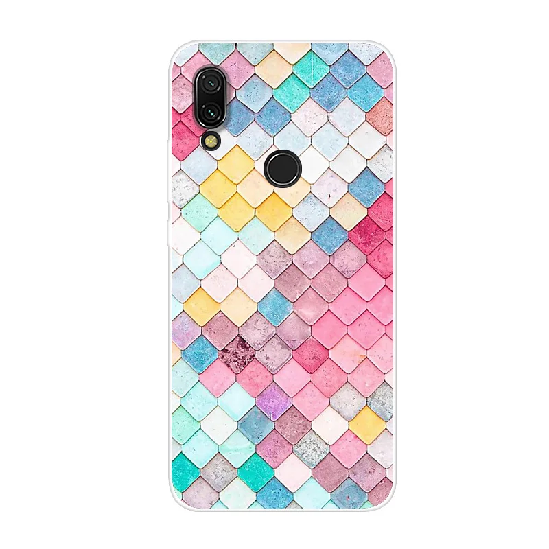 Чехол Redmi 7 для Xiaomi Redmi 7, мягкий, симпатичный, из ТПУ, задняя крышка Fundas для Xiomi Redmi7, силиконовый чехол для телефона s Hoesje, тонкий Чехол