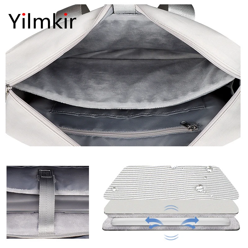ladies laptop shoulder bag for macbook air pro lenovo xiaomi huawei computer package waterproof 13 3 14 15 6 inch briefcase free global shipping