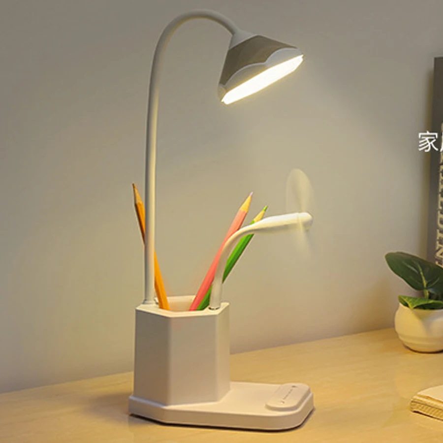 

Multifunctional pencil desk lamp children eye protection desk lamp bedroom study desktop romantic creative small night lightA702