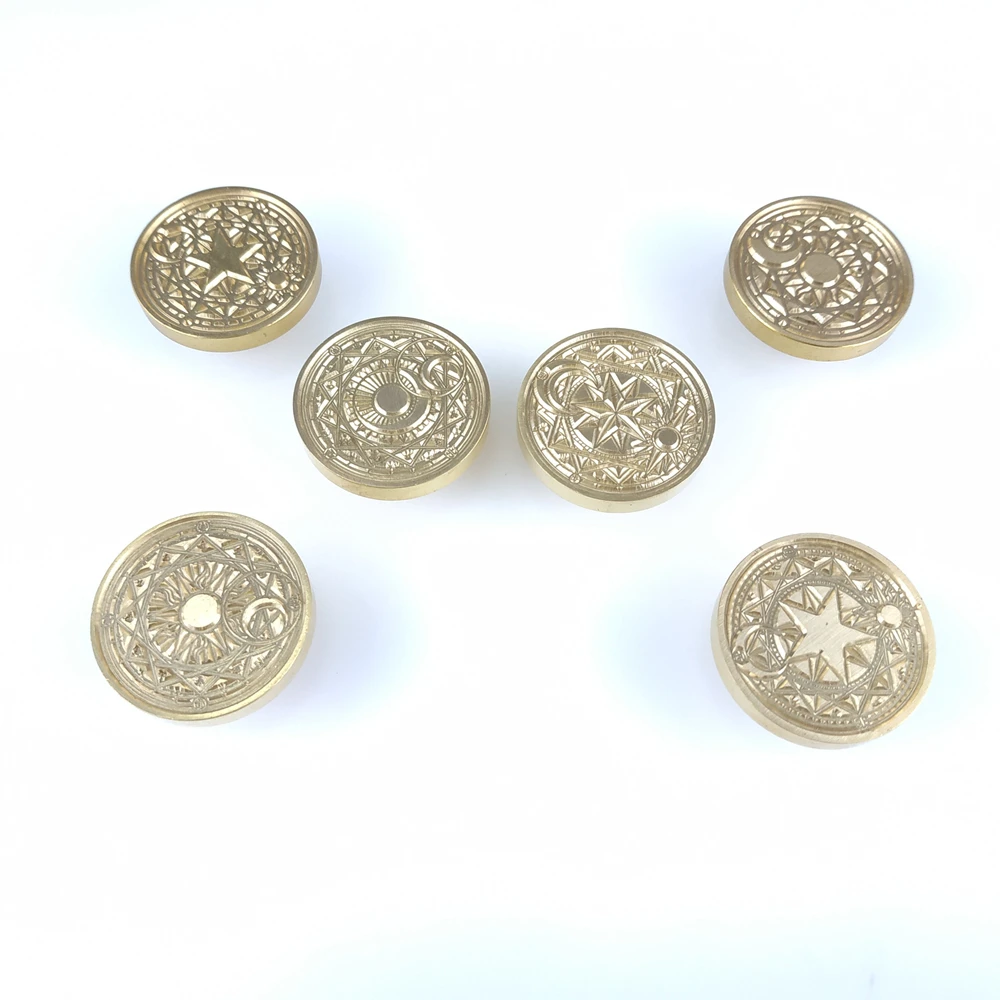 Diy Волшебный Массив воск печать штамп или латунная головка штемпеля 30 мм|stamp set|seal