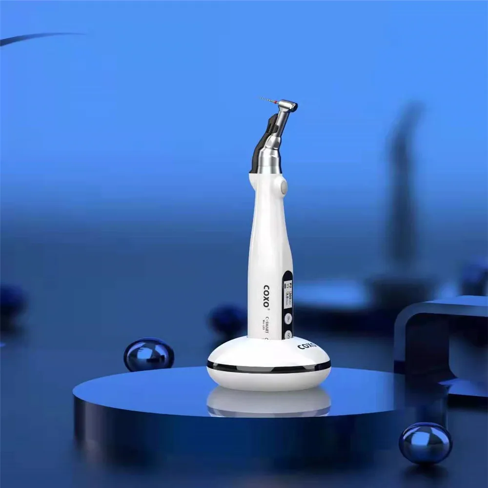 Coxo Wireless C Smart Mini Led Endo Rotary Motor Dental Endo Motor with 1:1 Push Button Contra Angle Dental Instrument