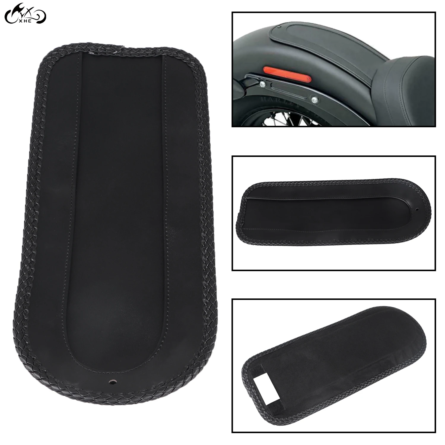 Мягкое заднее крыло для мотоцикла нагрудник Соло Harley Softail FXST FXSTD Electra Tour Glide FLH FLHC FLT