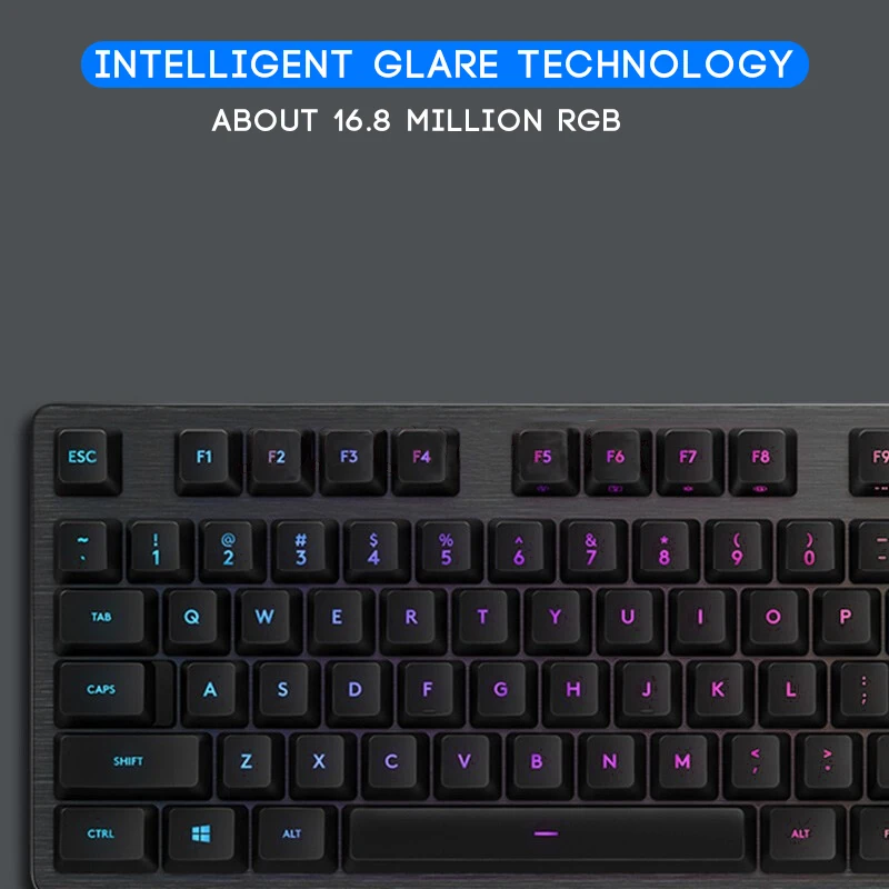 Механическая игровая клавиатура Logitech G512 RGB полноразмерная с подсветкой
