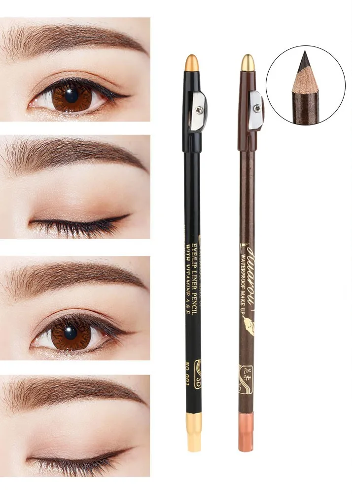 1 шт. Водонепроницаемый бровей подводка для глаз стойкая передового опыта