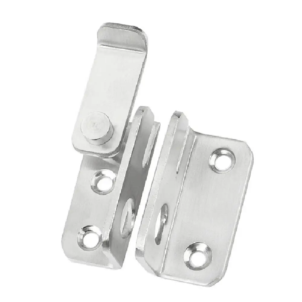 Нержавеющая сталь дверной болт защелка шурупы домашняя безопасная коробка ворот