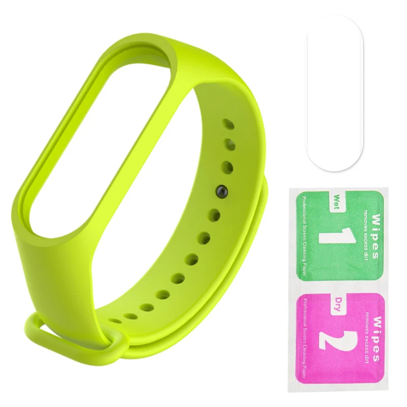 Браслет для mi Band 3 и 4 ремешка пленки силиконовый ремешок для часов для Xiao mi браслет Four Xia mi Xao mi Xaiomy