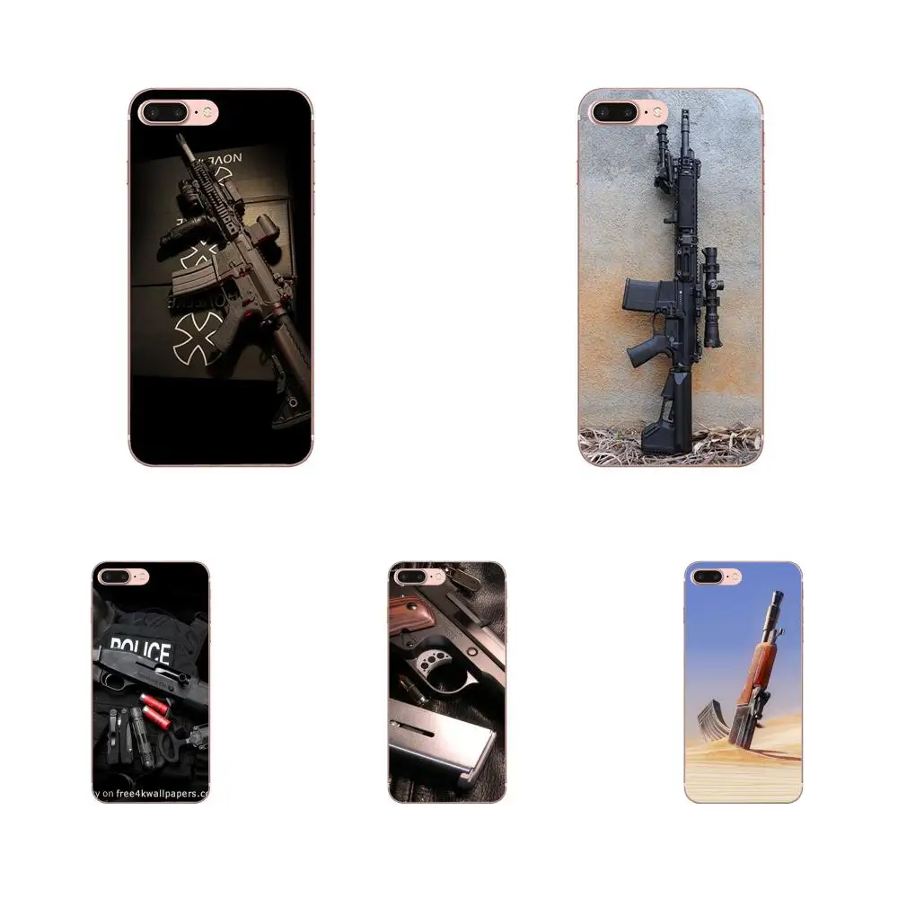 Мягкий чехол Assaultrifle AK 47 AK47 M16 для Samsung Galaxy Note 8 9 10 Pro S4 S5 S6 S7 S8 S9 S10 S11 S11E S20 Edge Plus