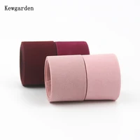 kewgarden suede embossed flannel ribbon diy bowknot hair accessories clothing shoes hat material flocking webbing 10 yards
