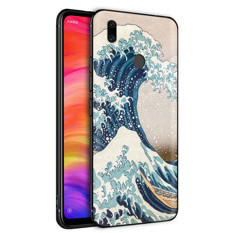 Японский чехол The Great Wave off Kanagawa для Xiaomi Redmi Note 4 4x 4a 5 5a 6 8 8A MI 9 9s 10 8T K30 Pro Max Lite