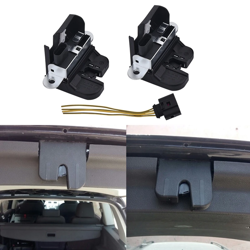 SPEEDWOW Блокировка багажника задней крышки защелка для Volkswagen VW Golf Gti Passat Polo Tiguan Touran