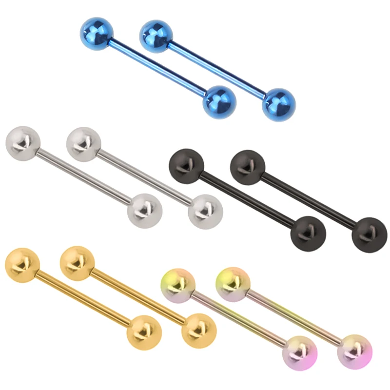 Серьги-туннели для пирсинга языка в готическом стиле с заглушками хирургическая