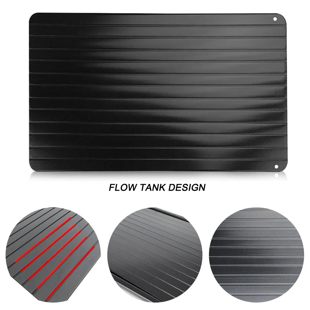 Быстрое размораживание лоток размораживайте Еда Мясо Фрукты быстрая пластина