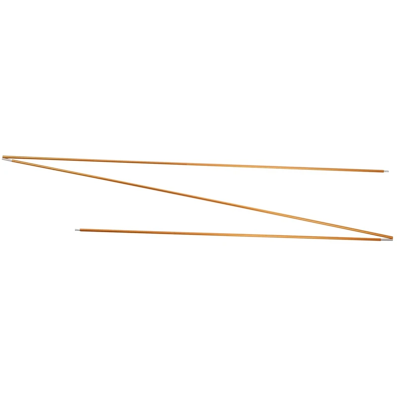 

2Pcs Hot Outdoor Camping Tent Pole Tent Rod Spare 8.5mm with 4Pcs Aluminum Tent Stakes Pegs in Snow and Sand Tent
