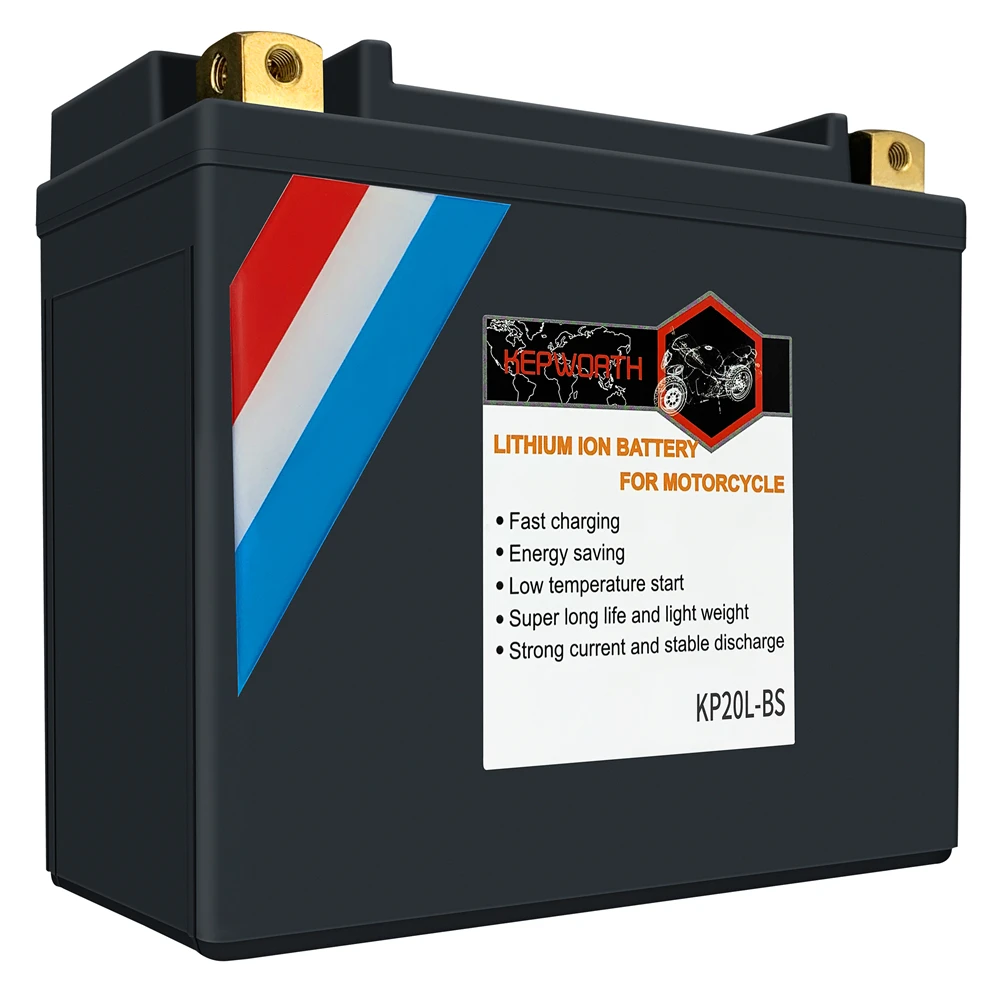 KP20L BS LiFePO4 мотоциклетный стартер Батарея 12V 12Ah CCA 620A литий железо мотоцикл BMS для