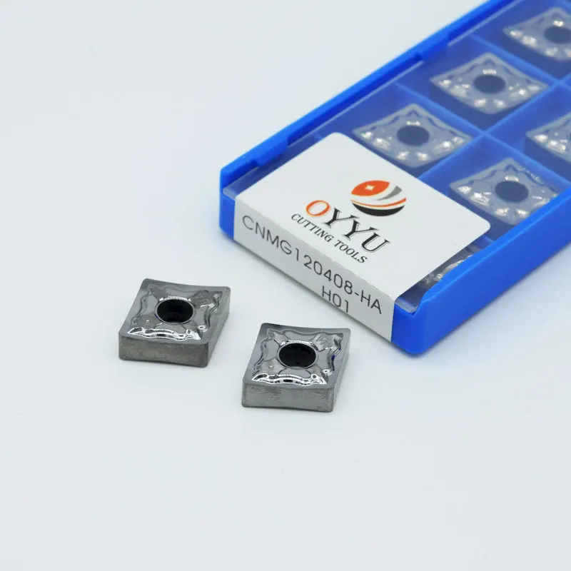 Oyyu CNMG CNMG120402 CNMG120404 CNMG120408 HA H01 карбидная вставка для токарного станка резак