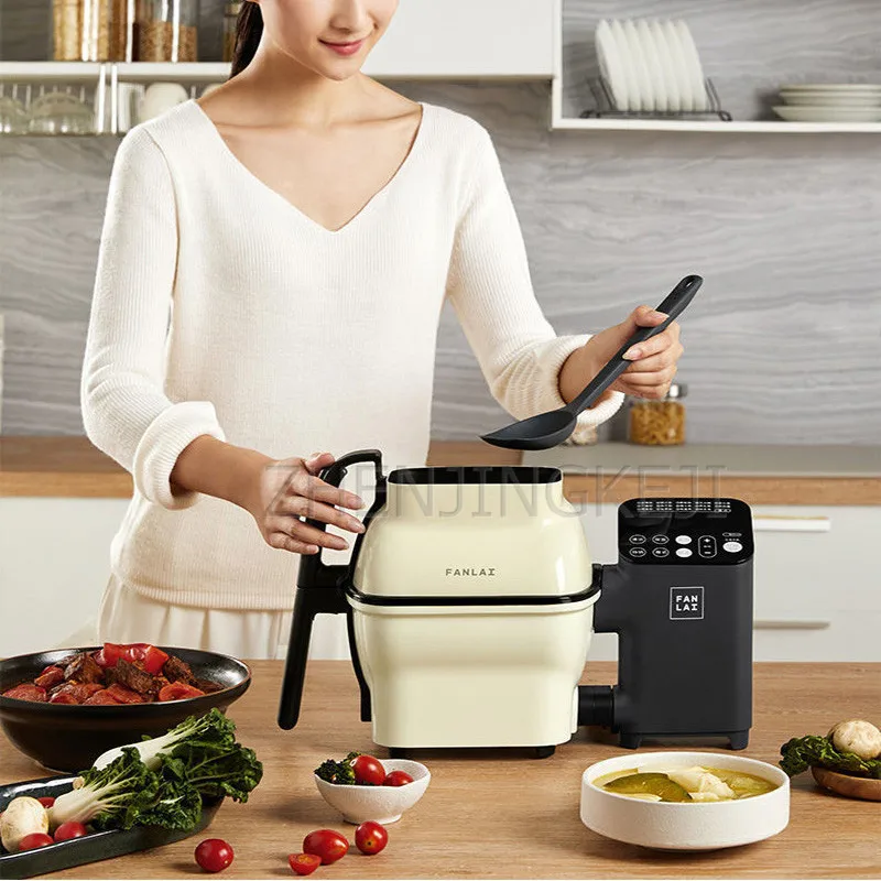 Fried Rice Machine Wok Intelligent Cooking Robot Household Automatic Lazy Cooker 220V 1500W | Бытовая техника