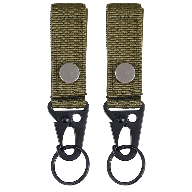 2 шт. карабин для ключей нейлоновая тактическая металлическая пряжка ремня |