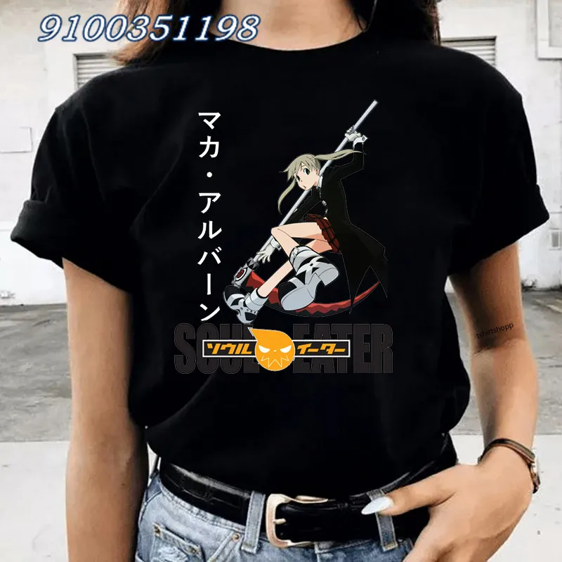 

Футболка женская с принтом аниме и манга, забавный топ с коротким рукавом, японская рубашка в стиле хип-хоп, лето