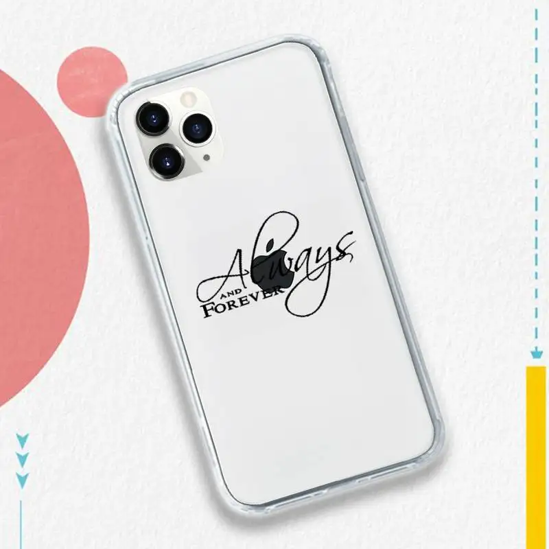 

The Vampire Diaries Phone Case Transparent soft For iphone 5 5s 5c se 6 6s 7 8 11 12 plus mini x xs xr pro max