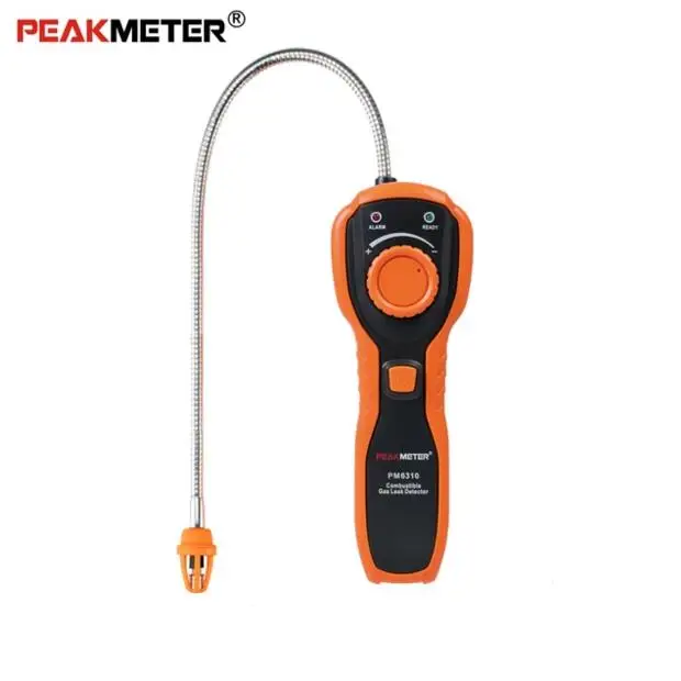 

PEAKMETER PM6310 High Accuracy Combustible Gas Leak Detector Analyzer Meter With Sound Light Alarm Analizador de gases