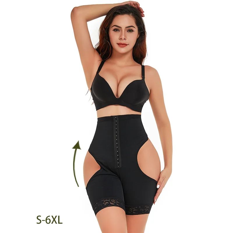 Butt Lifter Fajas Colombianas Panties Tummy Control Shapewear Waist Trainer Hip Enhancer Body Shaper Pants Booty Top Plus Size