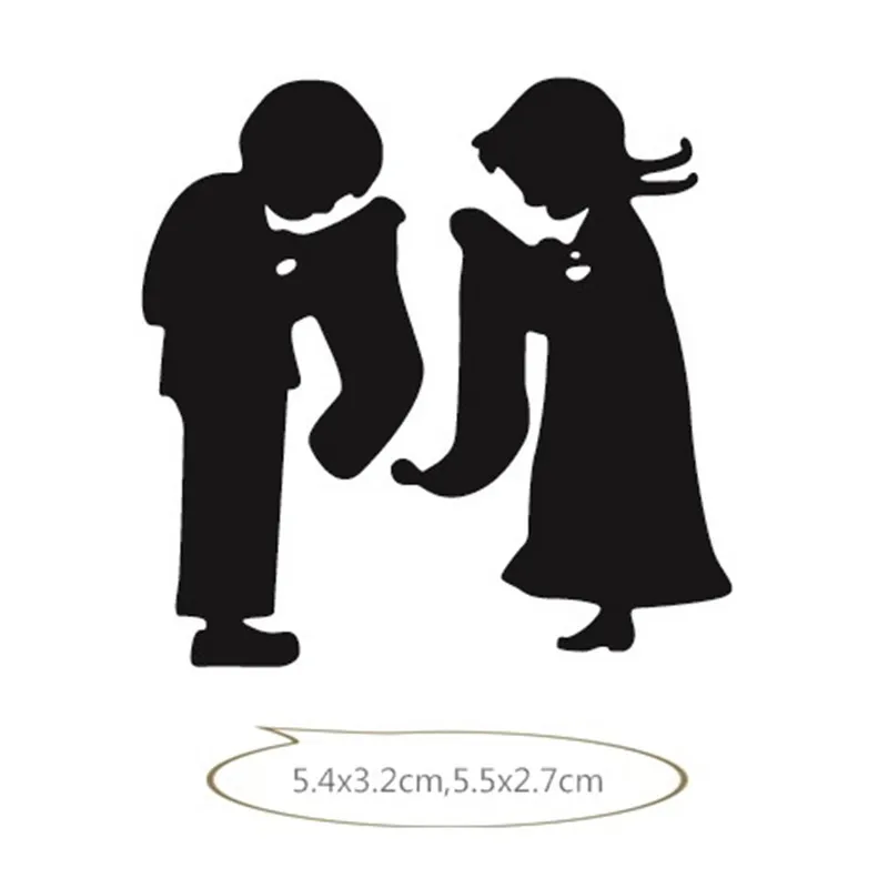 Grite Детский Рождественский подарок металлические стальные штампы трафареты для