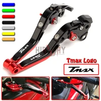 motorcycle cnc accessories adjustable folding extendable brake clutch levers for yamaha tmax530 t max 530 2012 2017 2013 2014