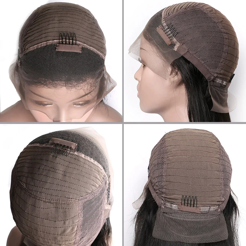 Натуральные человеческие волосы Alipretty парик 13*4 волнистые на сетке передний