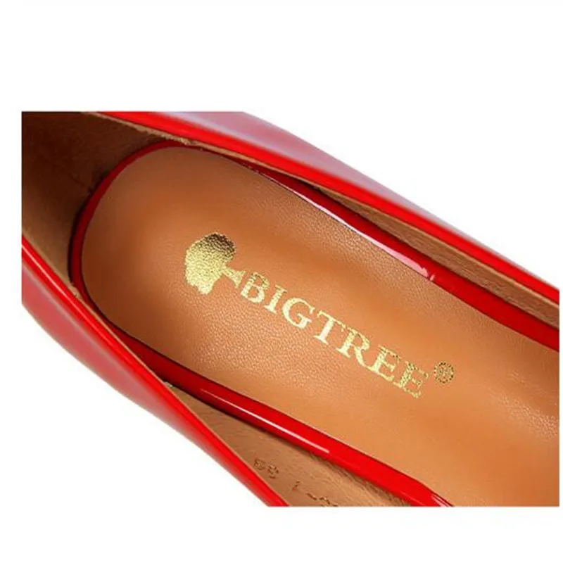 

Women Pumps 2019 New Kitten Heels Spring High Heels Women Shoes Patent Leather Ladies Shoes Sexy Wedding Shoes Women Stiletto