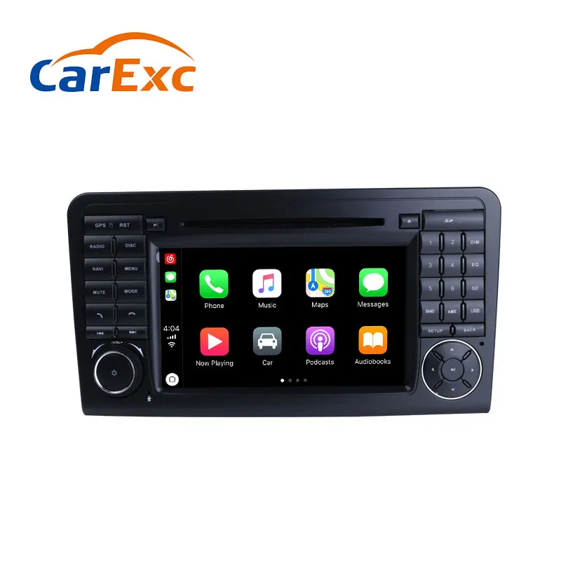 Android 9 0 Авторадио встроенный CarPlay GPS навигатор для Mercedes Benz W164 ML300 X164 GL320 350 420 450 500 GL500