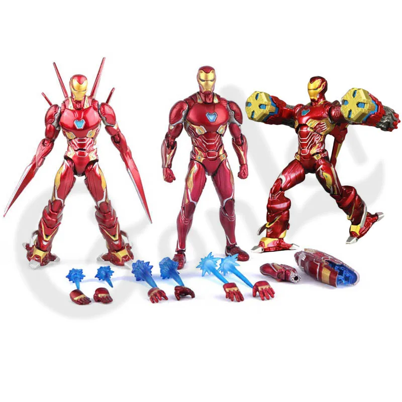 Экшн Фигурка Железный человек MK50 Mark infinity war Armor ПВХ новая модель|Игровые фигурки и