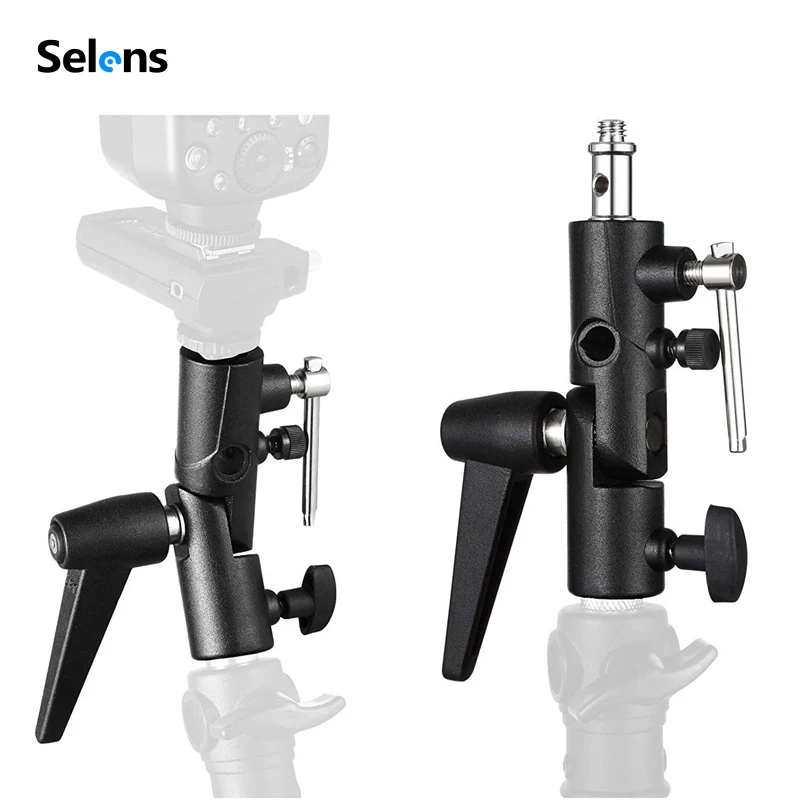 

Selens Flash Shoe Umbrella Holder Light Stand Bracket M11-050 for photographic photo studio
