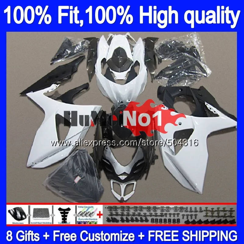 

Инъекция для SUZUKI GSX-R1000 GSXR 1000 K9 23MC.40 GSXR1000 2009 2010 2011 2012 09 10 11 12 13 16 белый черный обтекатель OEM