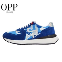 opp autumnwinter leather mens shoes sports shoes breathable casual shoes ins tide brand lace up adult stretch fabric