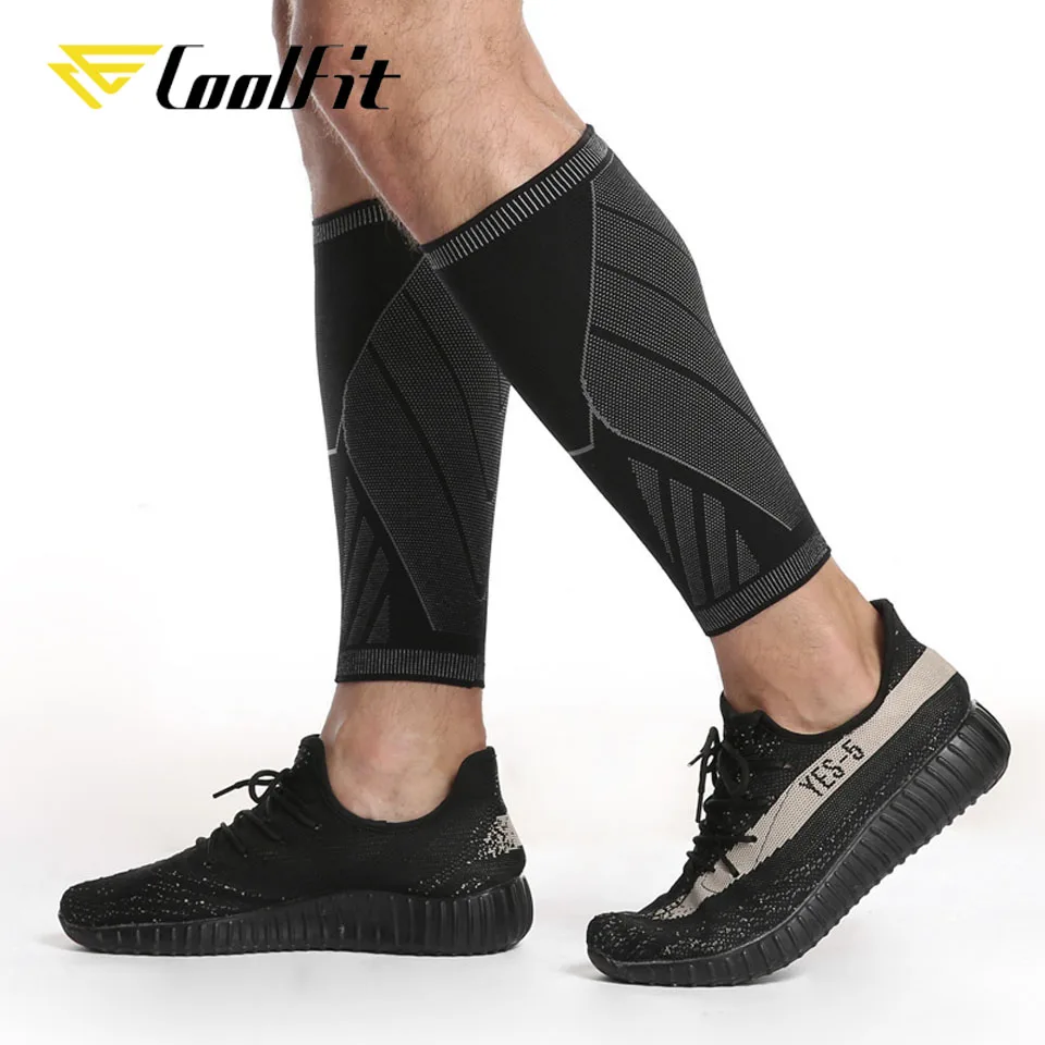 CoolFit/1 пара компрессионных голени с рукавом для волейбола мужские эластичные