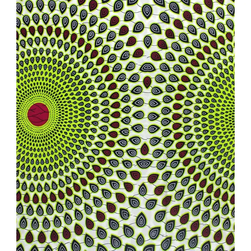 100% хлопок высокое качество африканская ткань для женского платья настоящий