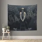 Настенный Гобелен из полиэстера в стиле хиппи с изображением Токийский манга, комнатный декор, пляжный коврик, гобелены с мандалой