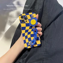 Cute Cartoon Smile Bracelet Pendant Korean Phone Case For iPhone 11 12 Pro Max X Xs Max Xr 7 8 Puls Cases Soft Silicone Cover