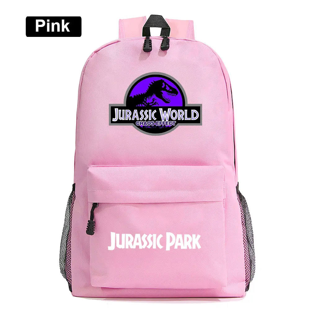 

New Jurassic Park Dinosaur Boy Girl Kids Book Bags Women Bagpack Teenagers Schoolbag Men Student Laptop Travel Galaxy Backpacks