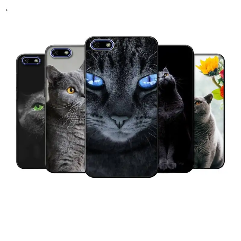 

British Shorthair cat Phone Case For Xiaomi Mi6 Mi8 Mi9 Mi10 F1 X Se Lite Pro Note Mix 2 3 10 Cover