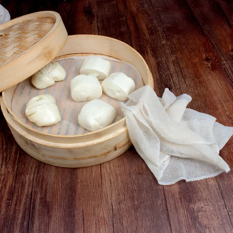 

Пароварка 5 шт./компл., марля из чистого хлопка, лапша на пару, антипригарные паровые булочки, инструмент для производства десертов, кухонный ...