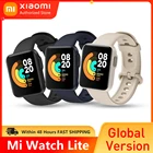 Фитнес-трекер Xiaomi Mi Watch Lite глобальная версия, GPS, пульсометр, спортивный браслет 1,4 дюйма, Bluetooth 5,0, умные часы