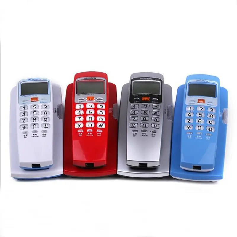 Caller ID Wired Telephone Corded Phone Desk Put Landline Fashion Extension Telephone for Display Home office Hotel