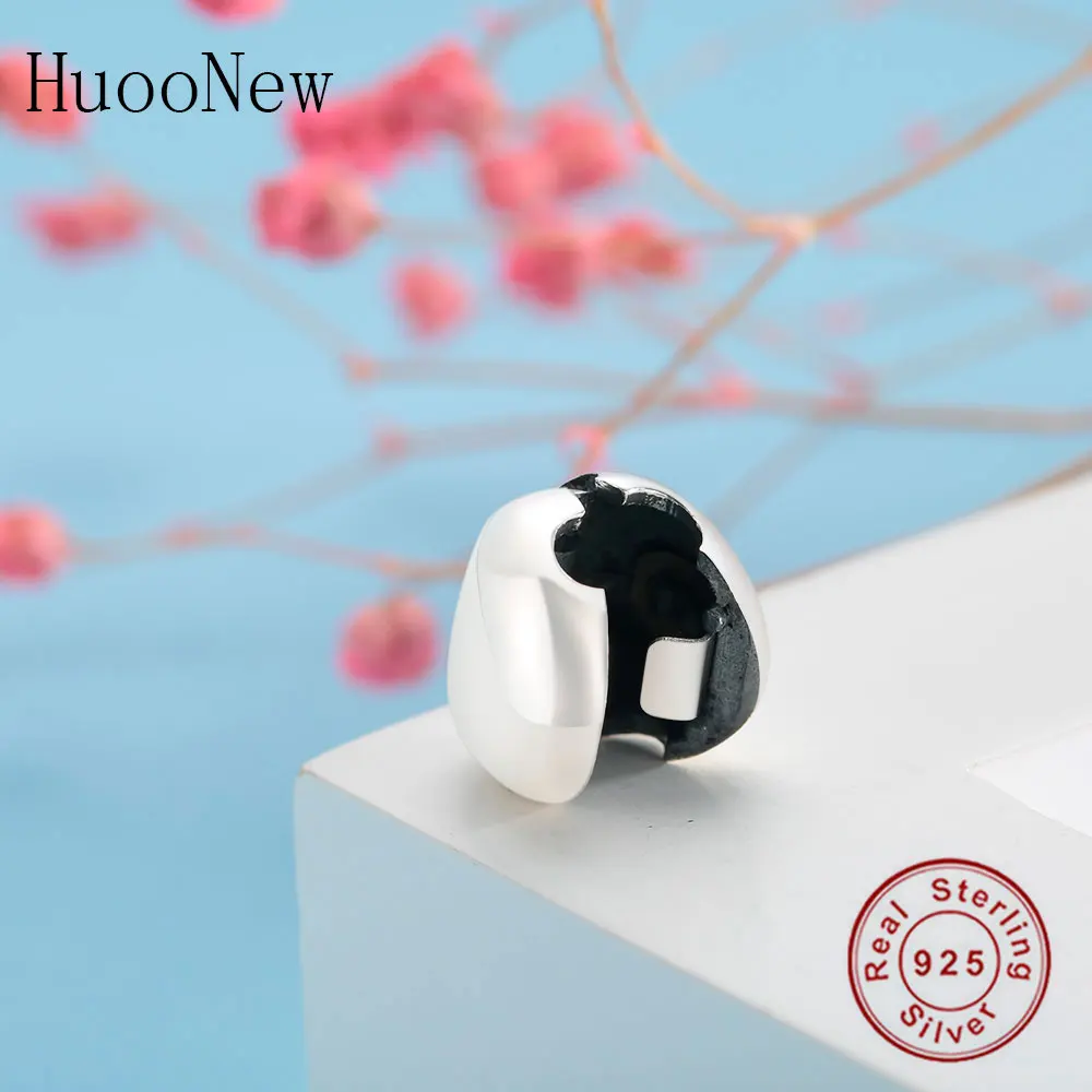 Чистый белый Любовь Сердце Клип Пробка Шарм Fit оригинальные Подвески Браслет