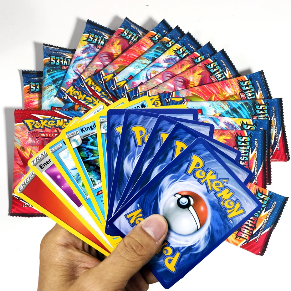 Nuevo Pokemon espada y escudo batalla estilos evolucionando cielos nueva sellado caja de venta al por menor (36 paquetes) Pokemones tarjetas-3
