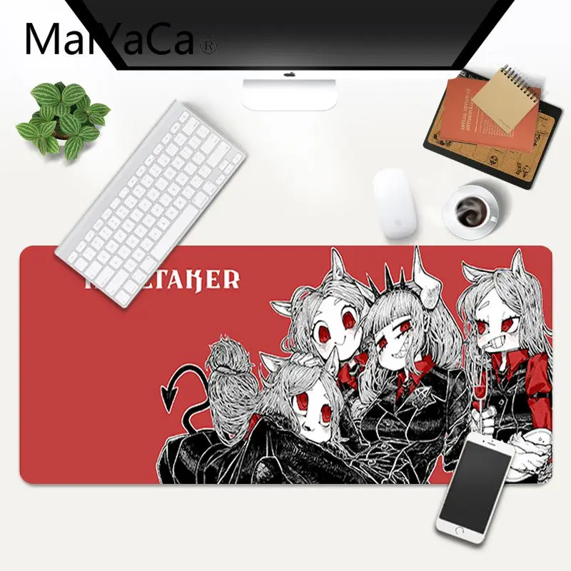 

MaiYaCa helltaker anime Comfort Mouse Mat Gaming Mousepad Game gamer Mouse pad xl xxl 600x300mm for Lol world of warcraft
