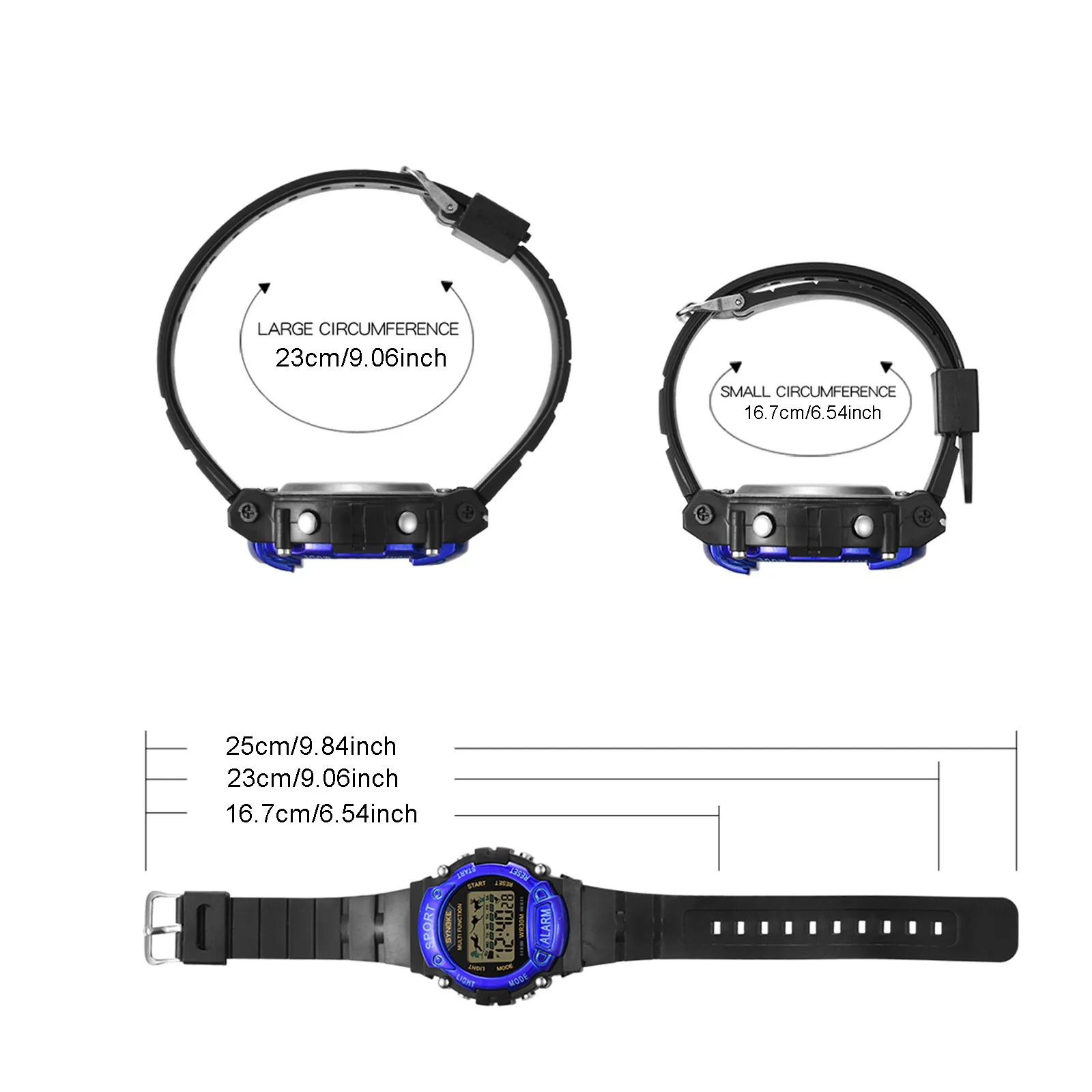 

New Children Watch Waterproof Wristwatches Kids Watches Multi-function Lights Wristwatch Boys And Girls With Luminous Electronic