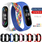 Нейлоновый Плетеный ремешок Соло для Xiaomi Mi Band 6 5 4 3, сменный ремешок для браслета MiBand 6 5, ремешок на запястье для Xiaomi Band 4 5 6